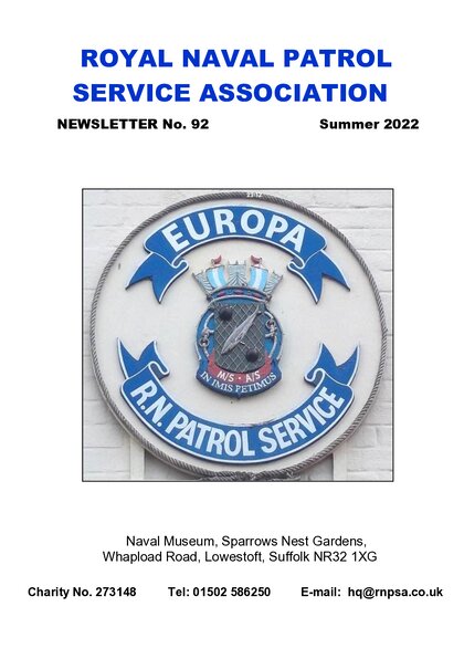 Preview of newsletter 92 summer 2022